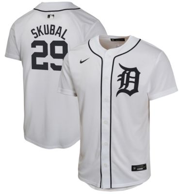 Youth MLB Nike Tarik Skubal Detroit Tigers Home Game Player Jersey, White, XL