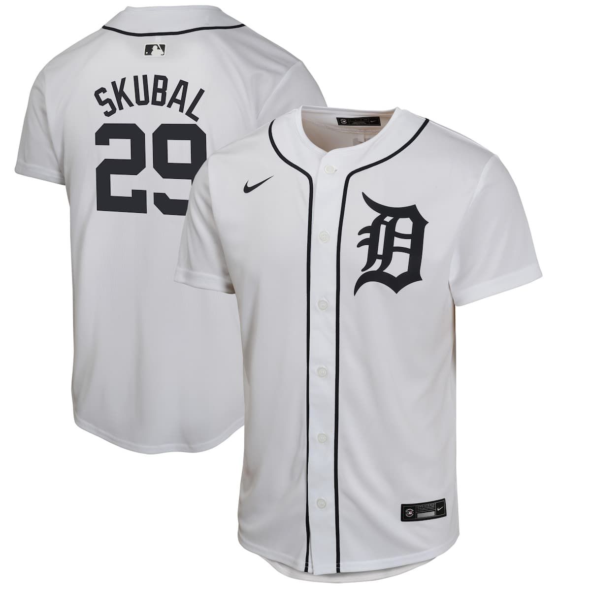 MLB Nike Tarik Skubal Detroit Tigers Home Game Player Jersey