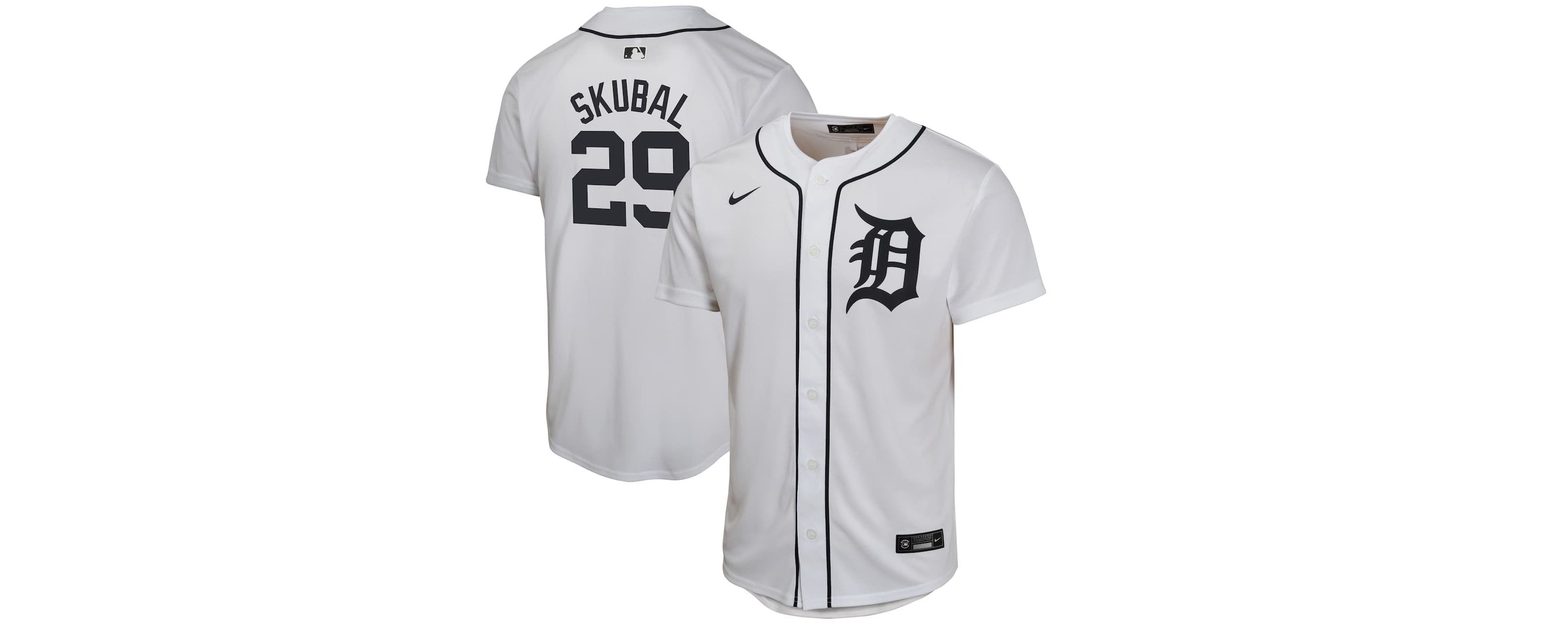 MLB Nike Tarik Skubal Detroit Tigers Home Game Player Jersey