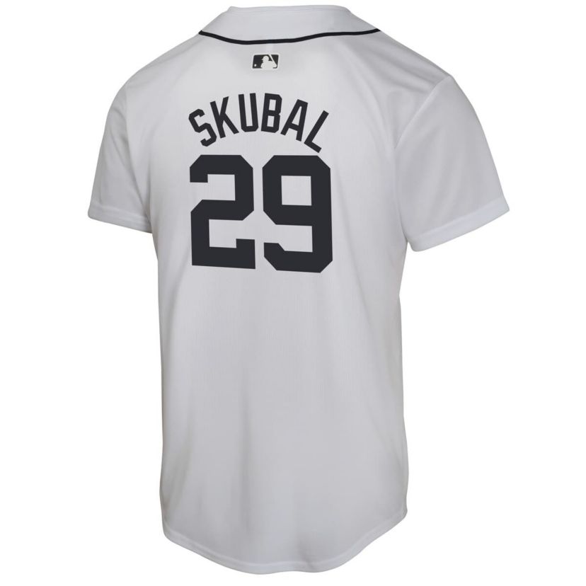 MLB Nike Tarik Skubal Detroit Tigers Home Game Player Jersey