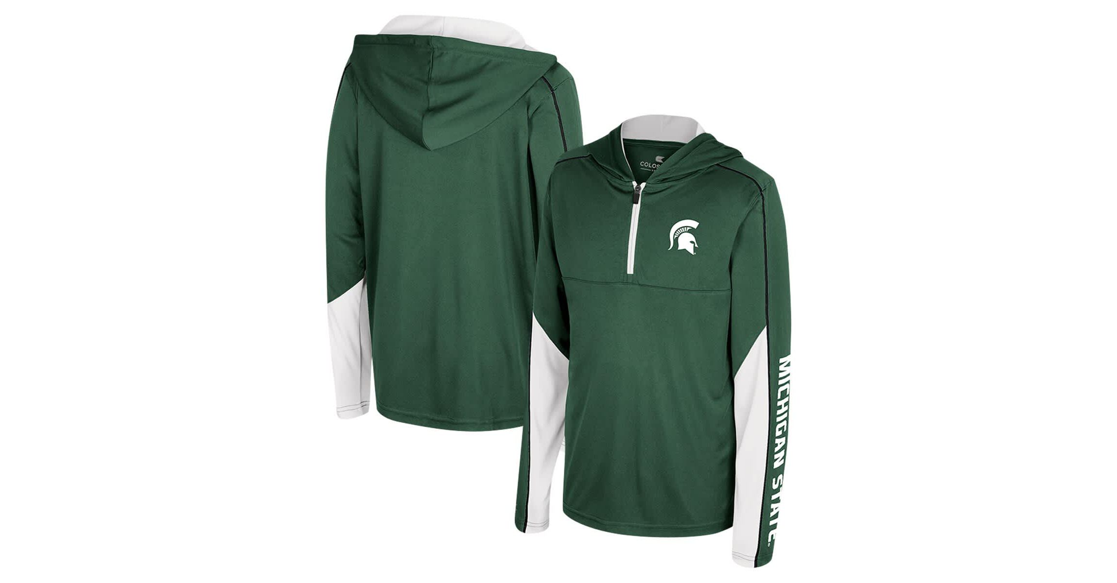 NCAA Michigan State Spartans Hansel Quarter-Zip Hoodie