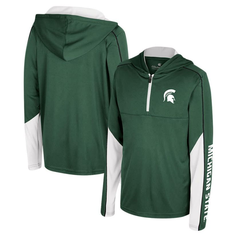 NCAA Michigan State Spartans Hansel Quarter-Zip Hoodie