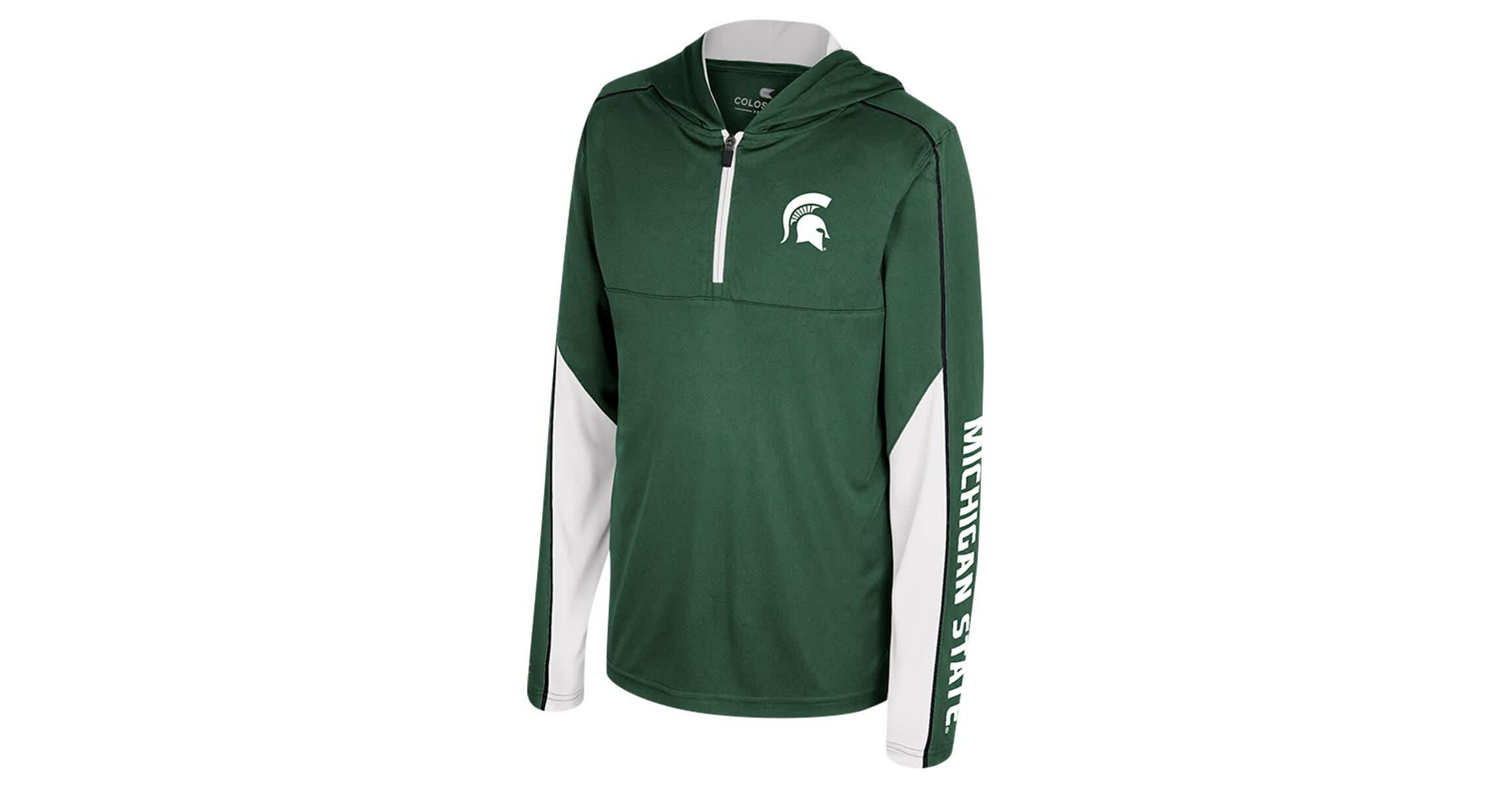 NCAA Michigan State Spartans Hansel Quarter-Zip Hoodie