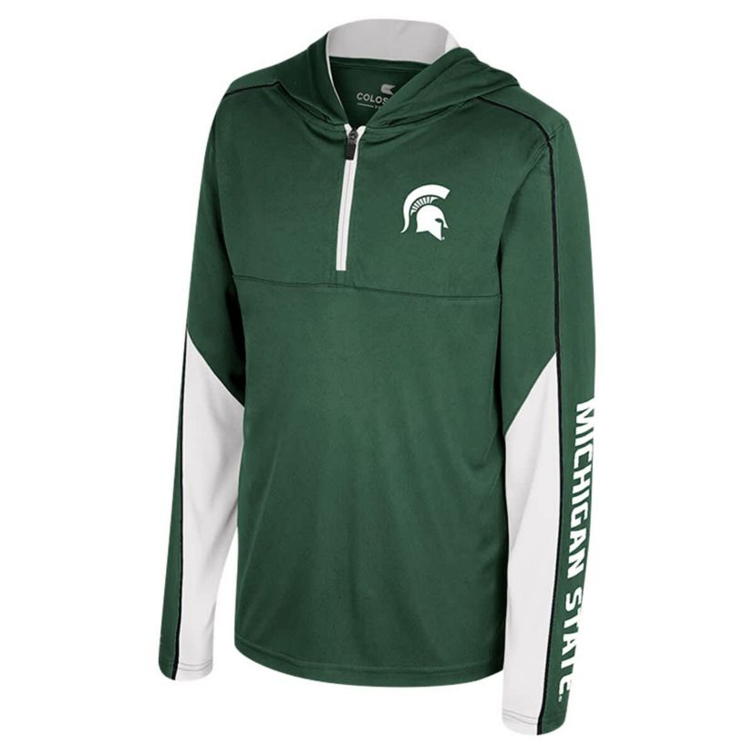 NCAA Michigan State Spartans Hansel Quarter-Zip Hoodie