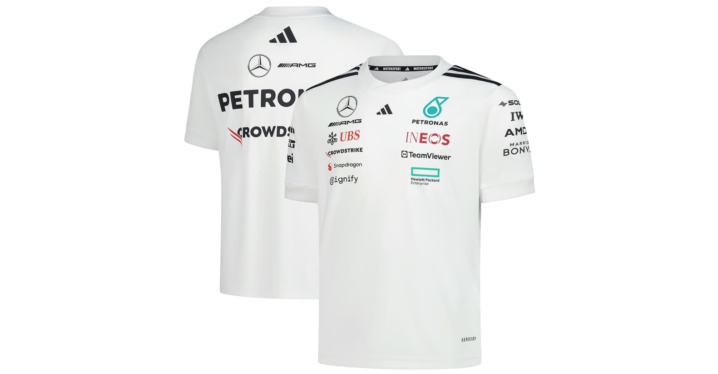 Formula 1 Mercedes-AMG Petronas F1 Team AEROREADY Driver Wear Replica Jersey
