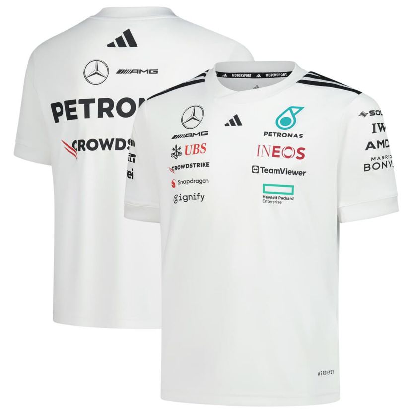 Formula 1 Mercedes-AMG Petronas F1 Team AEROREADY Driver Wear Replica Jersey