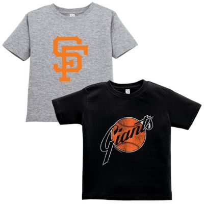 Soft as a Grape Youth MLB San Francisco Giants Cooperstown Collection Two-Pack T-Shirt Set