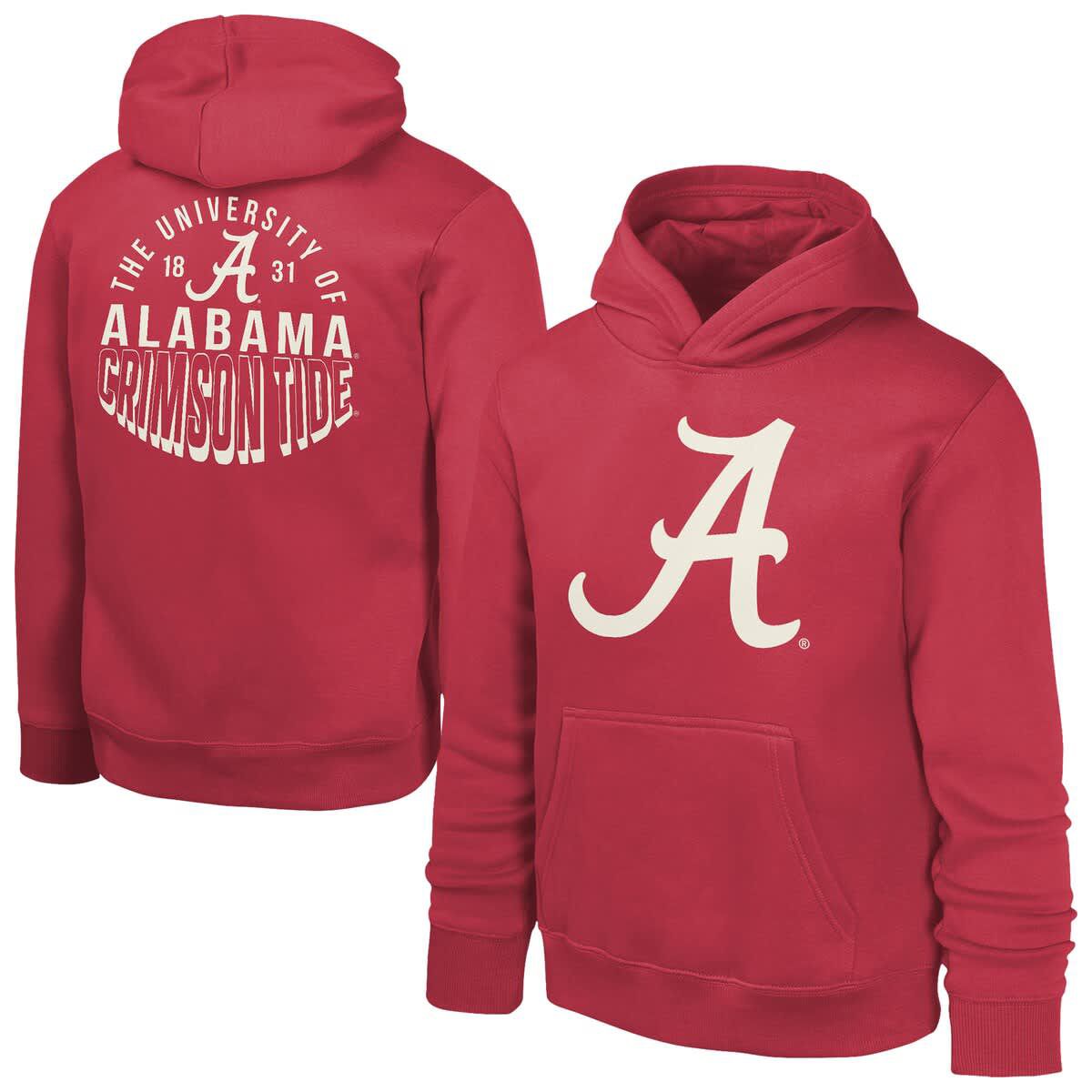 Alabama Crimson Tide NCAA Alabama Tide Team Banner Fleece Pullover Hoodie