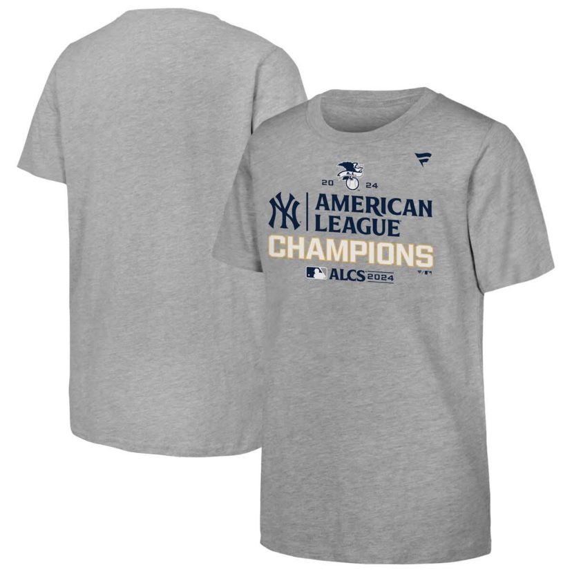 MLB Fanatics New York Yankees 2024 American League s Locker Room T-Shirt