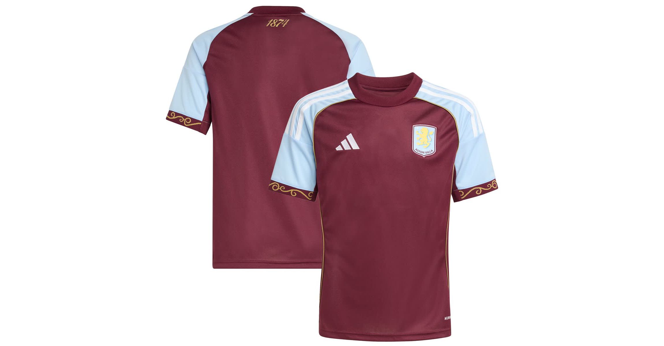 International Clubs Claret Aston Villa 2025/26 Home Replica Jersey
