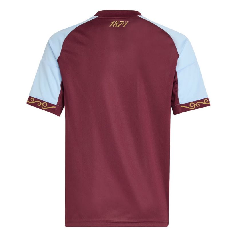 International Clubs Claret Aston Villa 2025/26 Home Replica Jersey