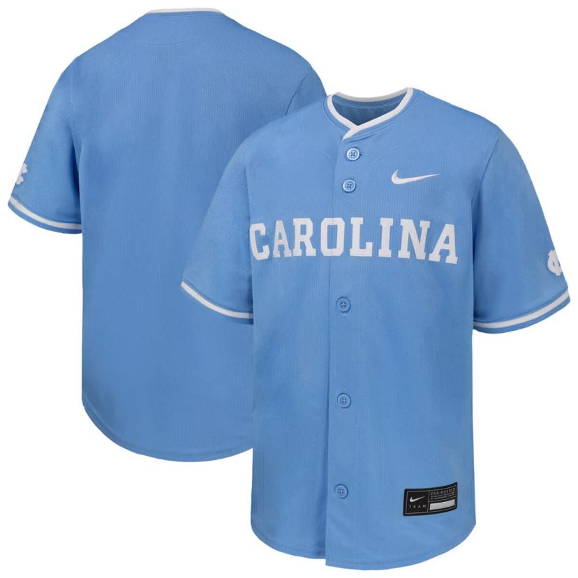 NCAA Nike Carolina North Carolina Tar Heels Limited Baseball Jersey