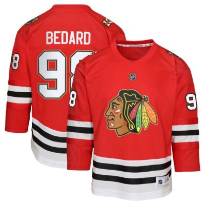 Outerstuff Youth NHL Connor Bedard Chicago Blackhawks Anniversary Centennial Replica Player Jersey