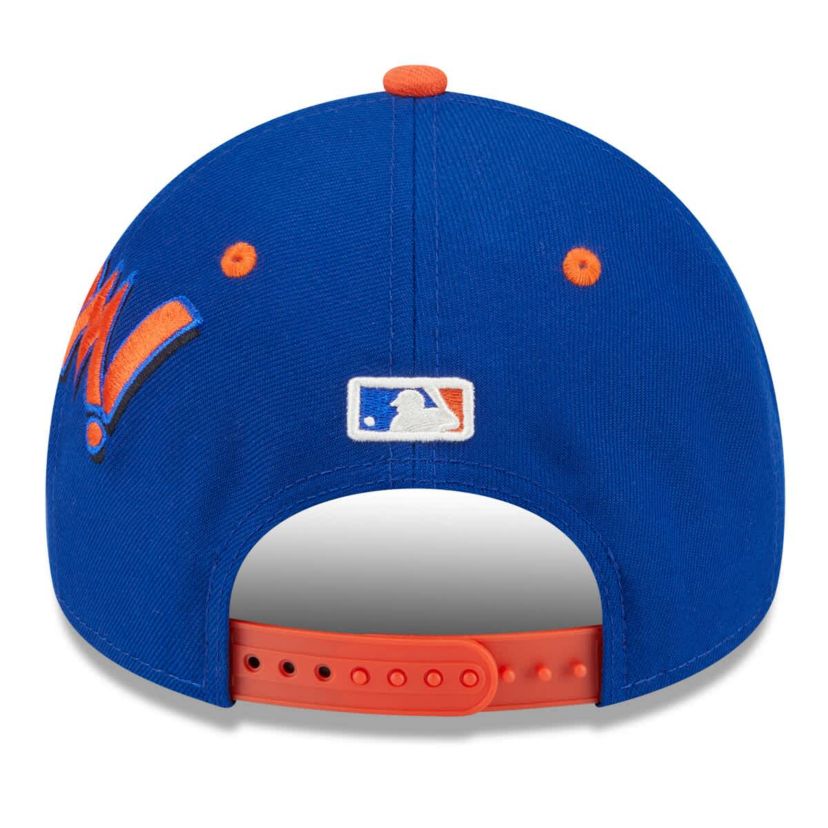 MLB Royal/Orange New York Mets 2025 MLB Diamond Hero Edition A-Frame 9FORTY Adjustable Hat