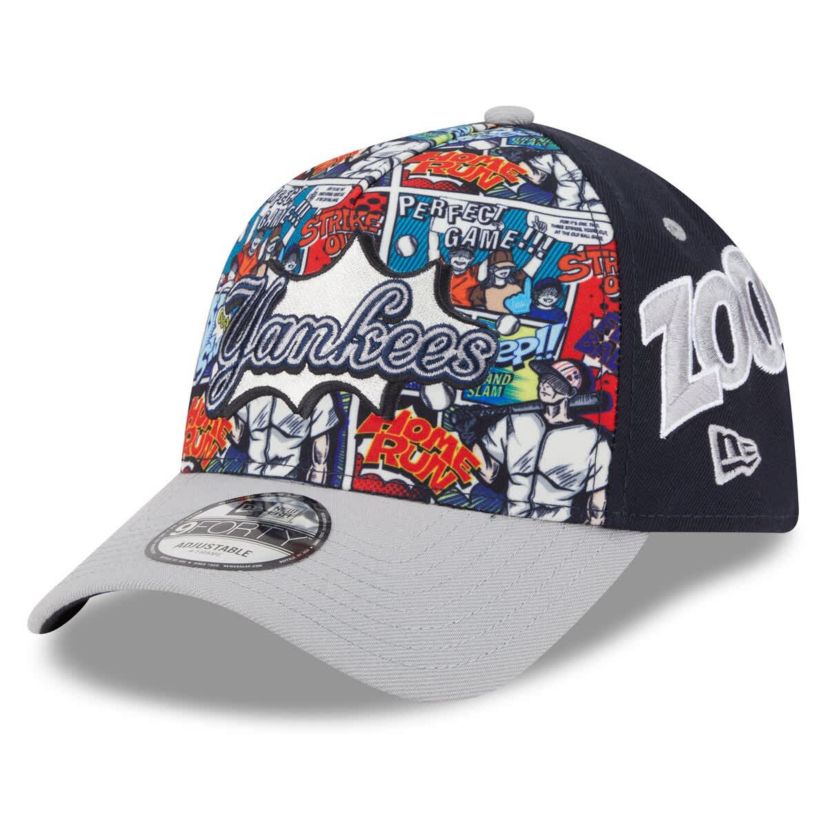 MLB Navy/Gray New York Yankees 2025 MLB Diamond Hero Edition A-Frame 9FORTY Adjustable Hat