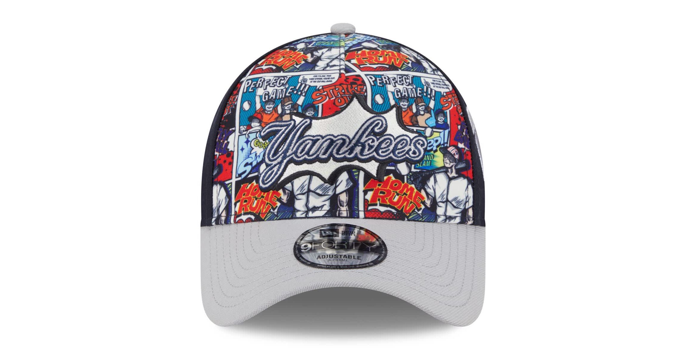 MLB Navy/Gray New York Yankees 2025 MLB Diamond Hero Edition A-Frame 9FORTY Adjustable Hat
