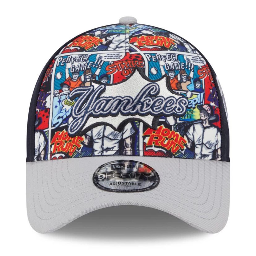 MLB Navy/Gray New York Yankees 2025 MLB Diamond Hero Edition A-Frame 9FORTY Adjustable Hat