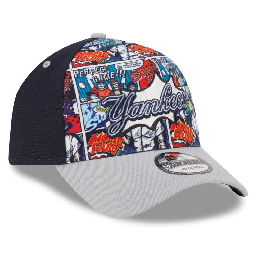 MLB Navy/Gray New York Yankees 2025 MLB Diamond Hero Edition A-Frame 9FORTY Adjustable Hat