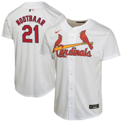 Youth MLB Nike Lars Nootbaar St. Louis Cardinals Home Game Player Jersey, White, XL