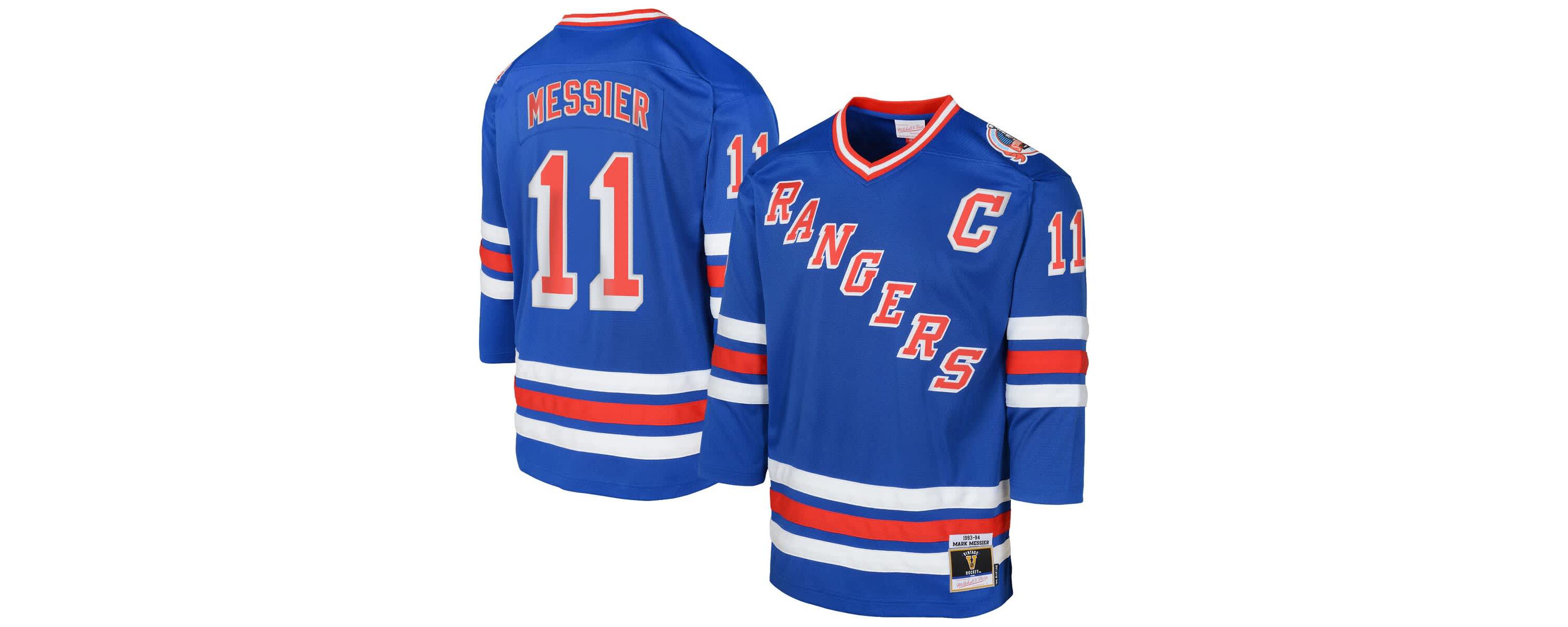 NHL Mark Messier New York Rangers Power Play 2.0 Player Jersey with Captain Patch