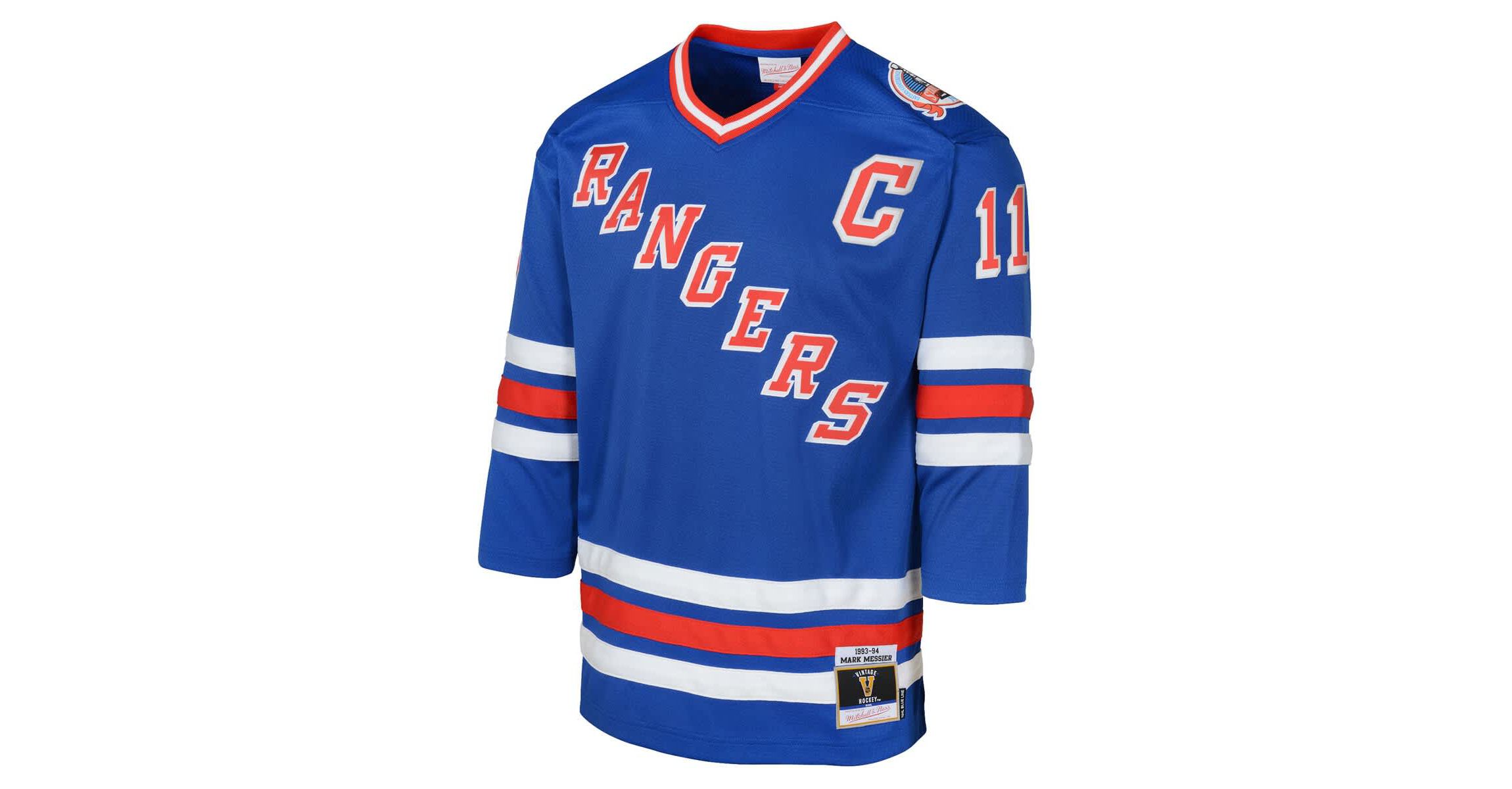 NHL Mark Messier New York Rangers Power Play 2.0 Player Jersey with Captain Patch