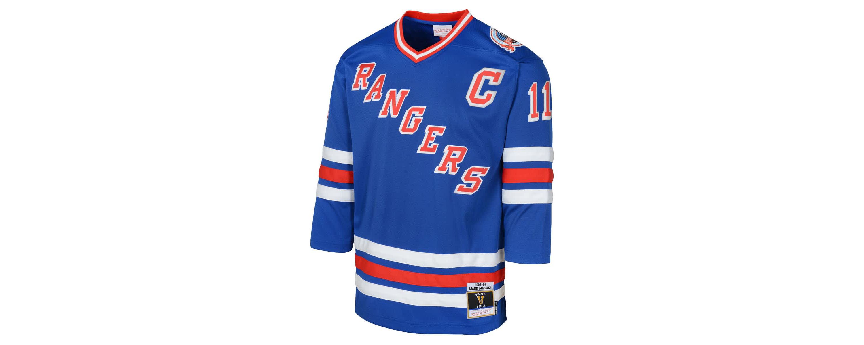 NHL Mark Messier New York Rangers Power Play 2.0 Player Jersey with Captain Patch