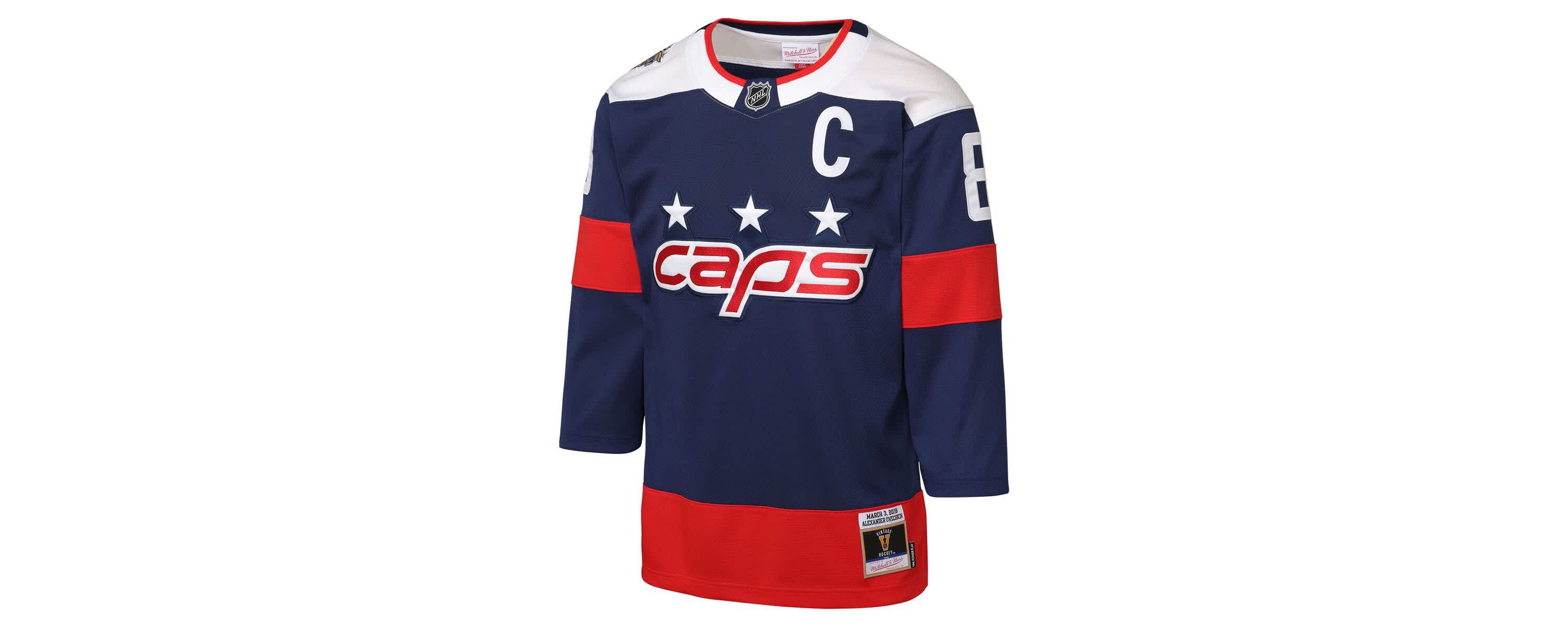NHL Alexander Ovechkin Washington Capitals 2018 NHL Stadium Series Power Play 2.0 Player Jersey