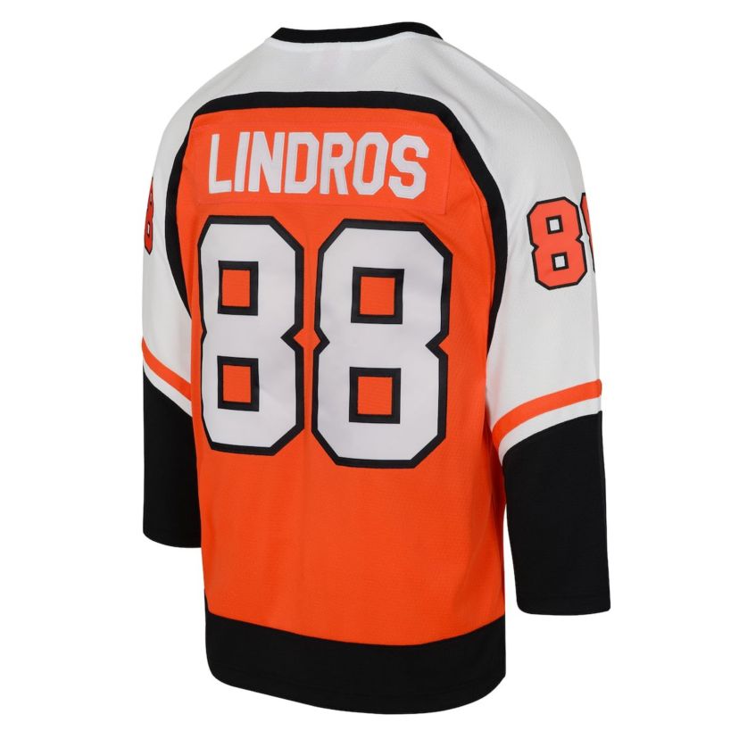 NHL Eric Lindros Philadelphia Flyers 1996/97 Power Play 2.0 Player Jersey with Captain Patch