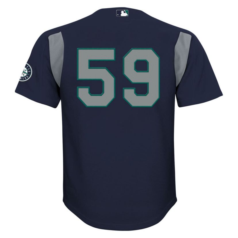 MLB Felix Hernandez Seattle Mariners Mesh Batting Practice Jersey