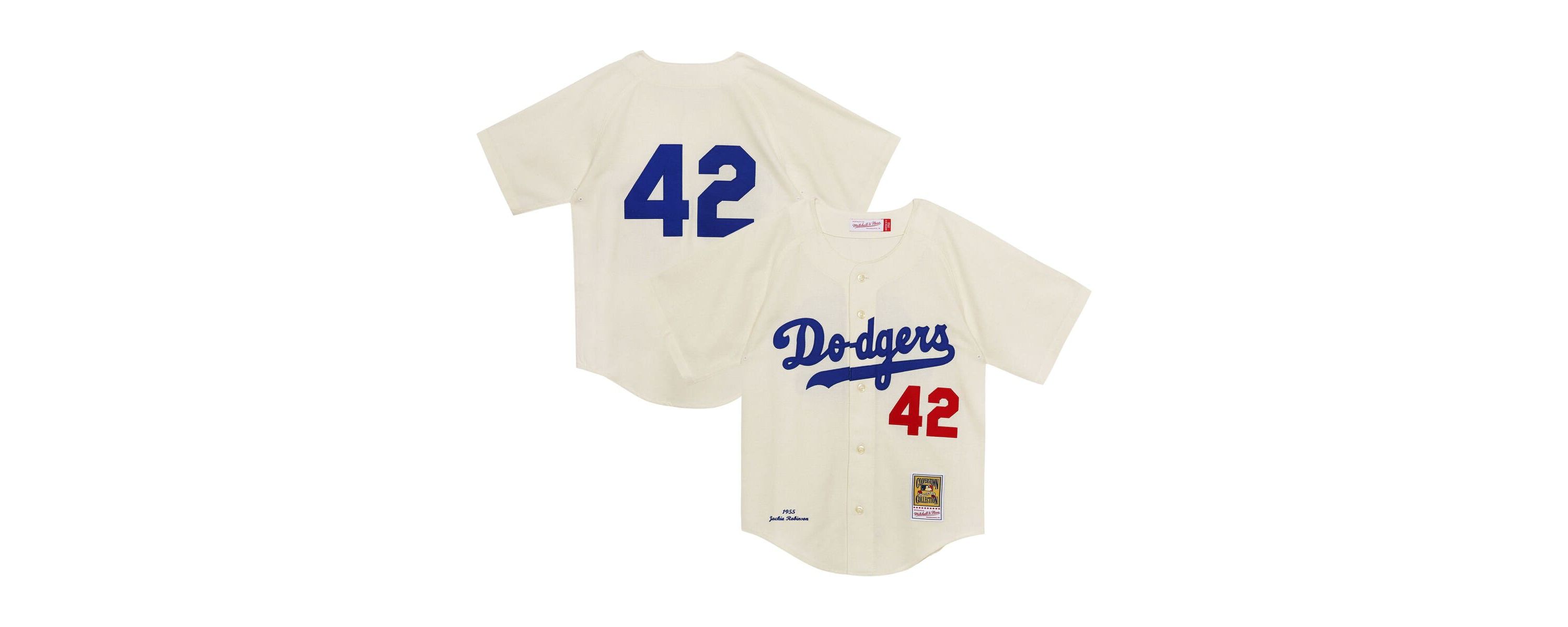 Cooperstown Teams Jackie Robinson Brooklyn Dodgers 1955 Authentic Jersey
