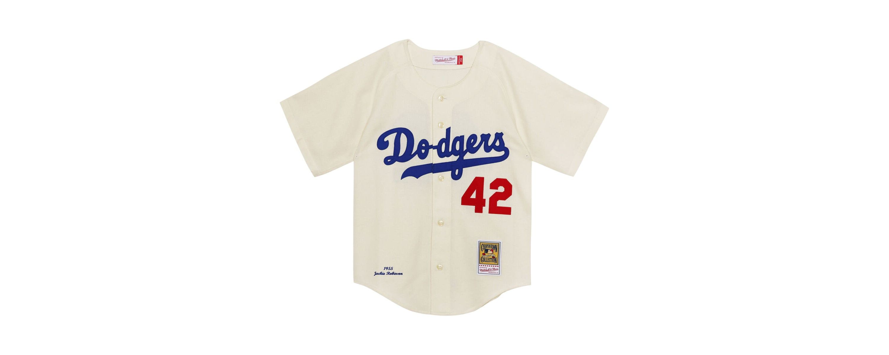 Cooperstown Teams Jackie Robinson Brooklyn Dodgers 1955 Authentic Jersey