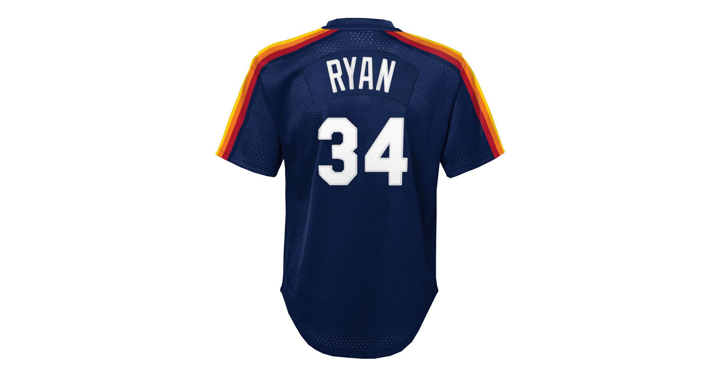 MLB Nolan Ryan Houston Astros Throwback Mesh Batting Practice Jersey