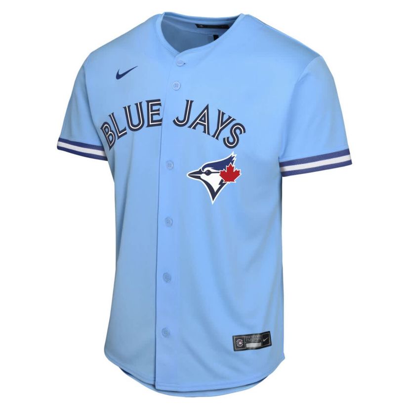 Toronto Blue Jays MLB Nike Andrés Giménez Powder Toronto Jays Alternate Game Player Jersey