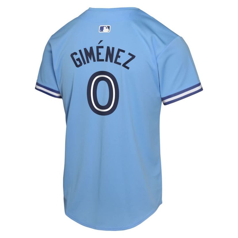 Toronto Blue Jays MLB Nike Andrés Giménez Powder Toronto Jays Alternate Game Player Jersey