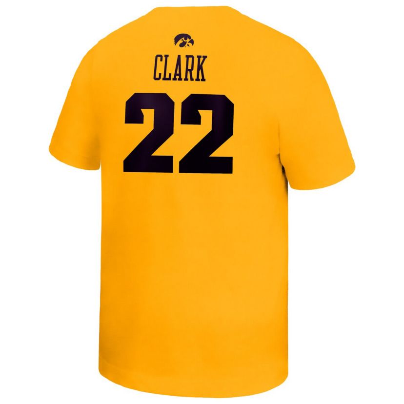 NCAA Nike Caitlin Clark Iowa Hawkeyes Retired Player Name & Number Core T-Shirt