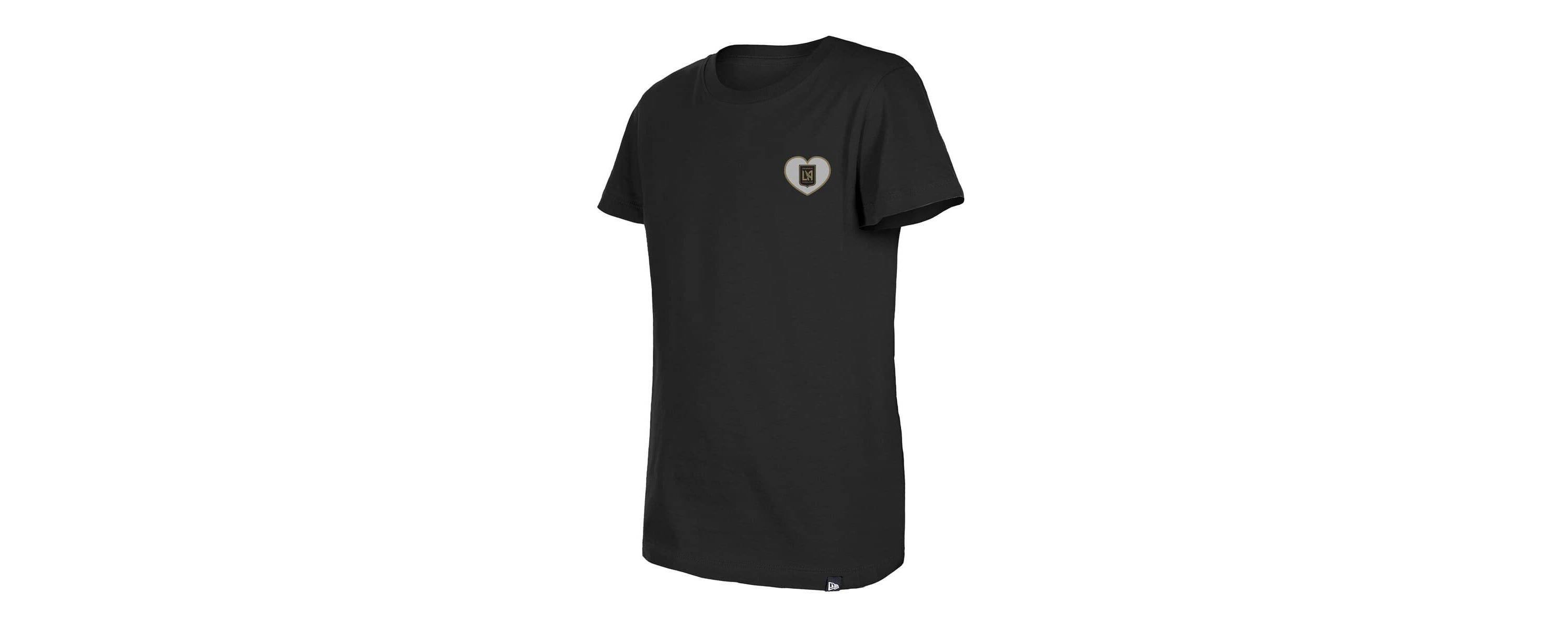 MLS Girls LAFC Bubble Heart T-Shirt