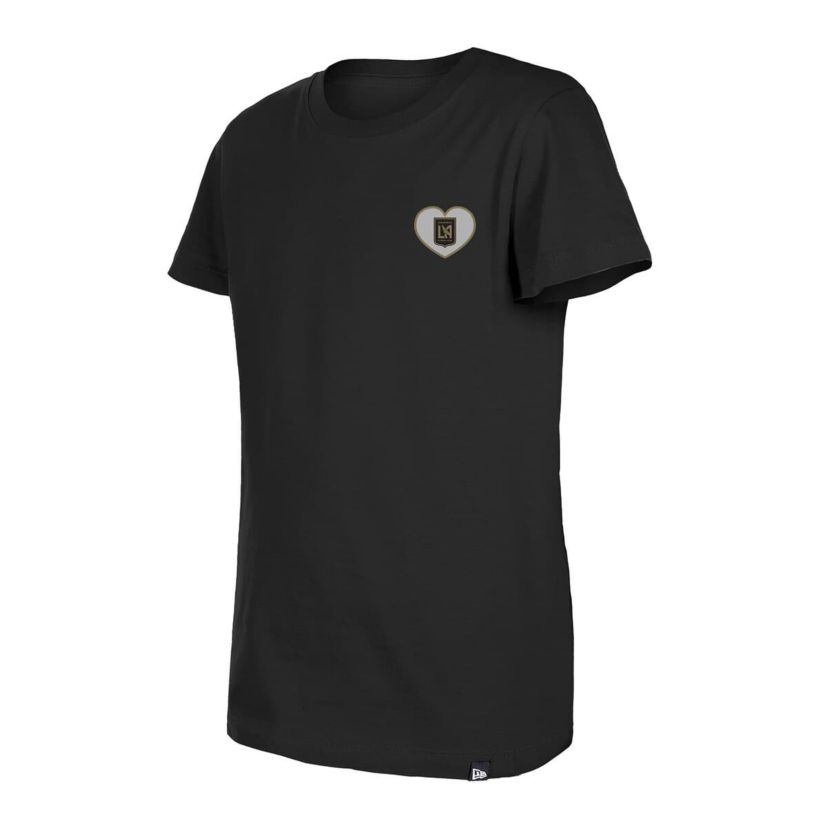 MLS Girls LAFC Bubble Heart T-Shirt