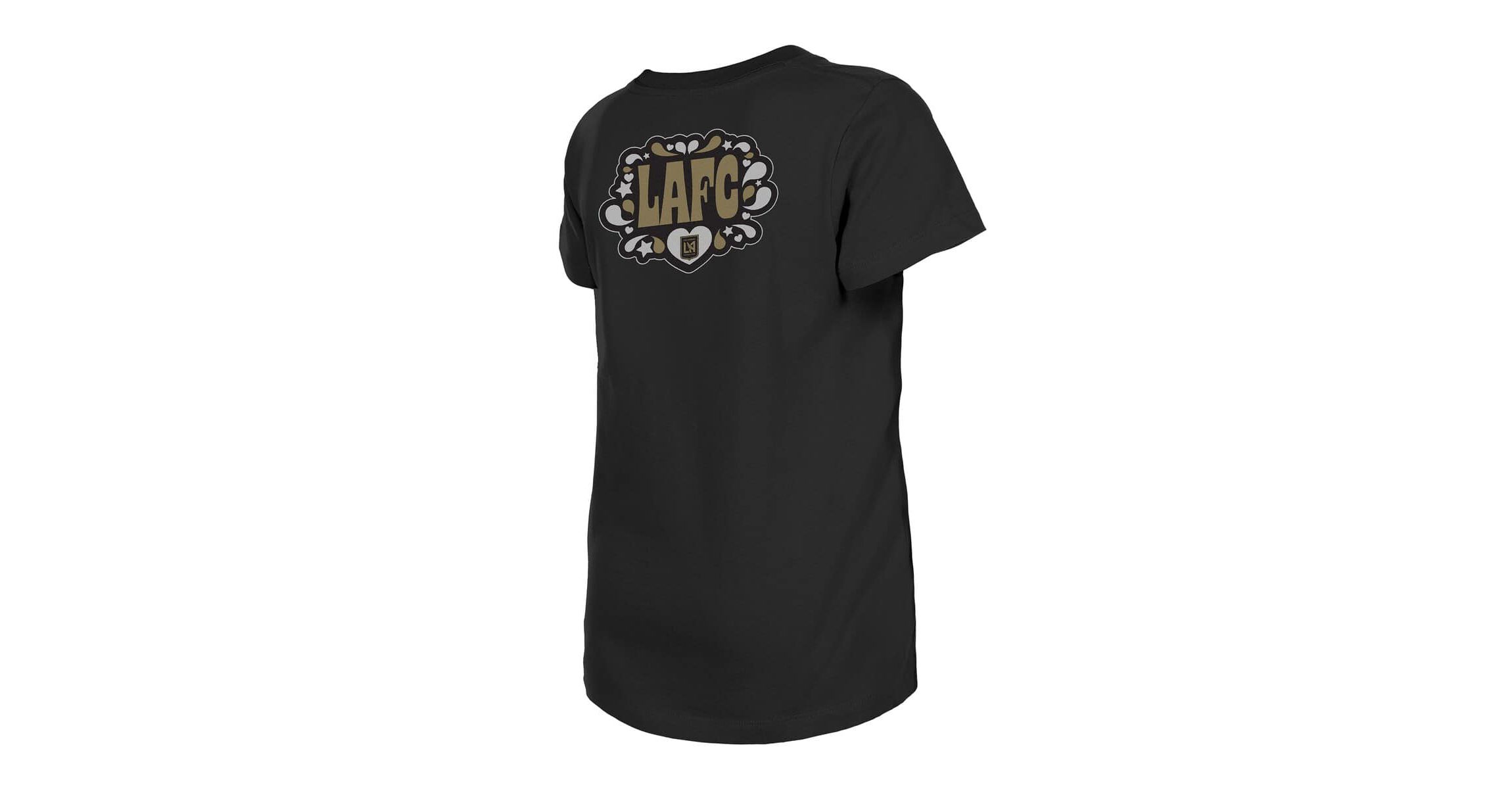 MLS Girls LAFC Bubble Heart T-Shirt