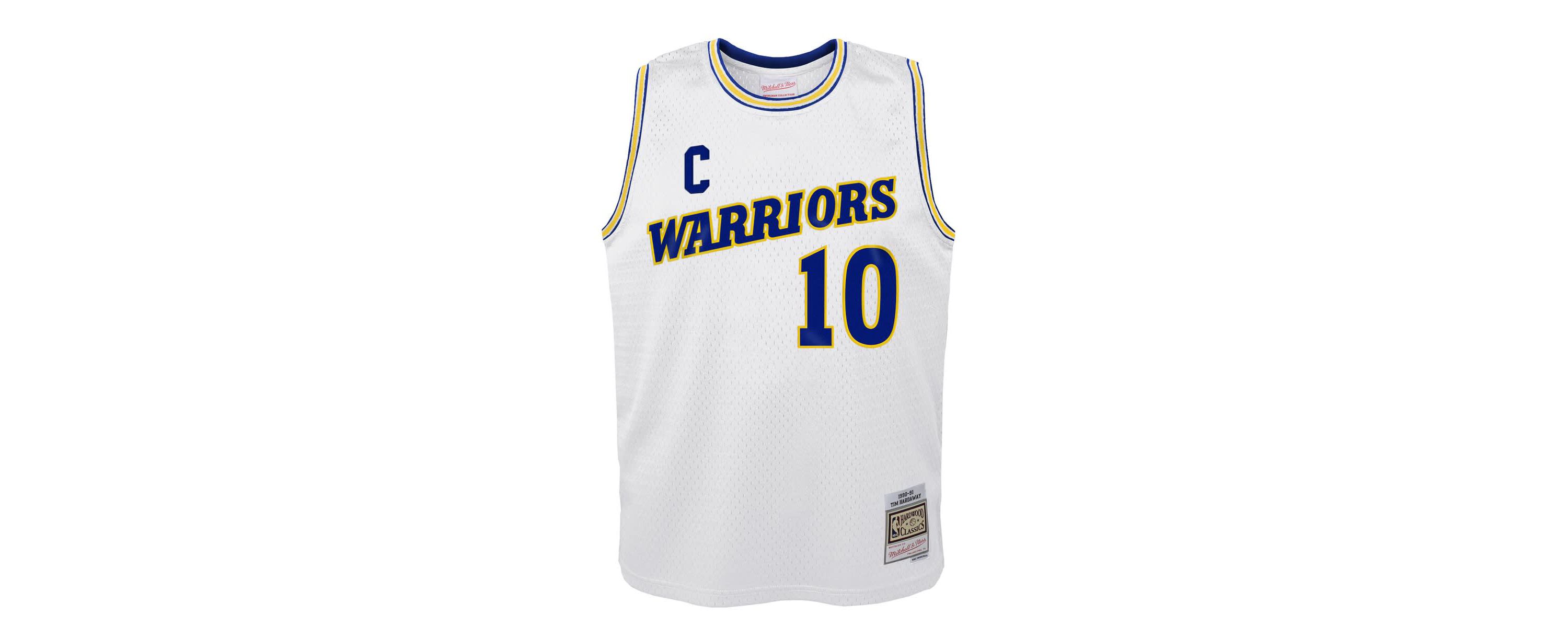NBA Tim Hardaway Golden State Warriors 1990-91 Hardwood Classics Swingman Throwback Home Jersey