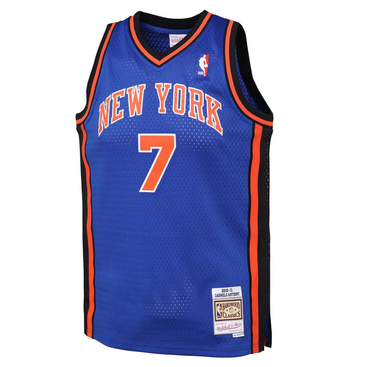 NBA Carmelo Anthony New York Knicks 2010/11 Hardwood Classics Swingman Jersey
