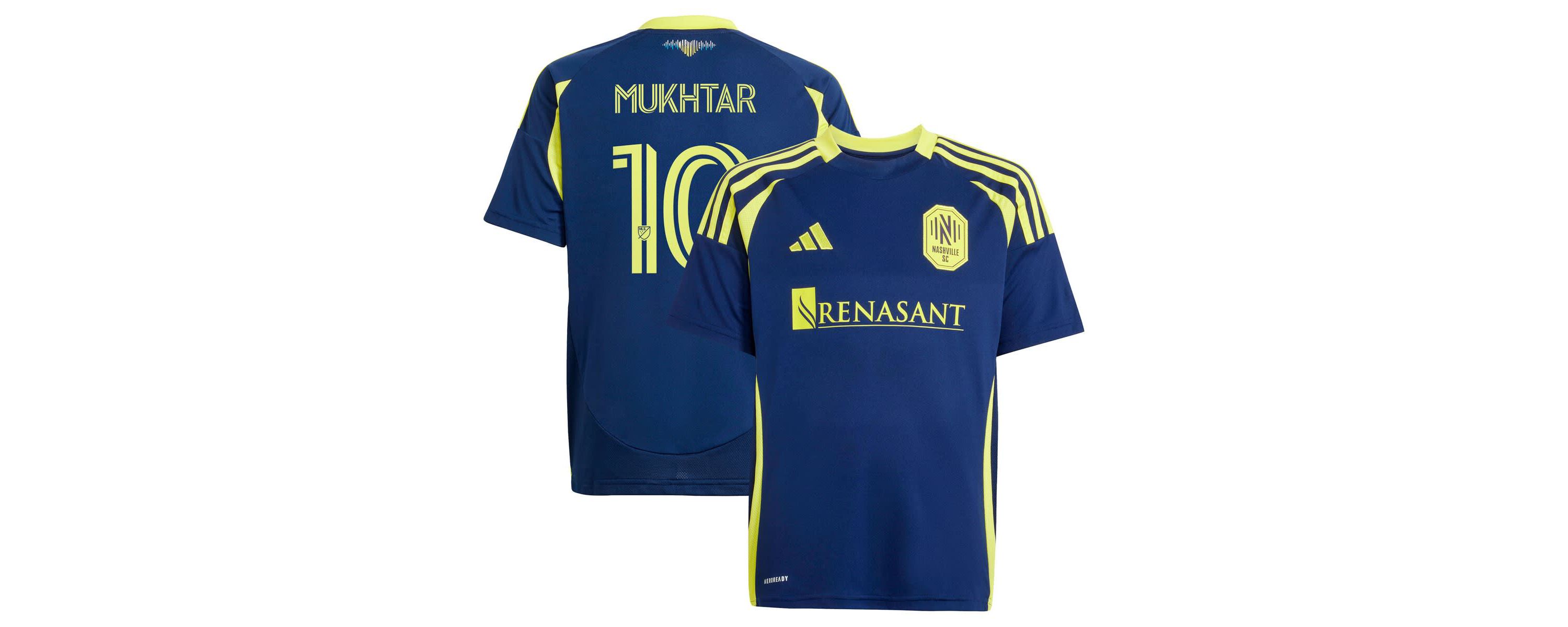 MLS Hany Mukhtar Nashville SC 2025 The Heart of Nashville Kit Replica Player Jersey