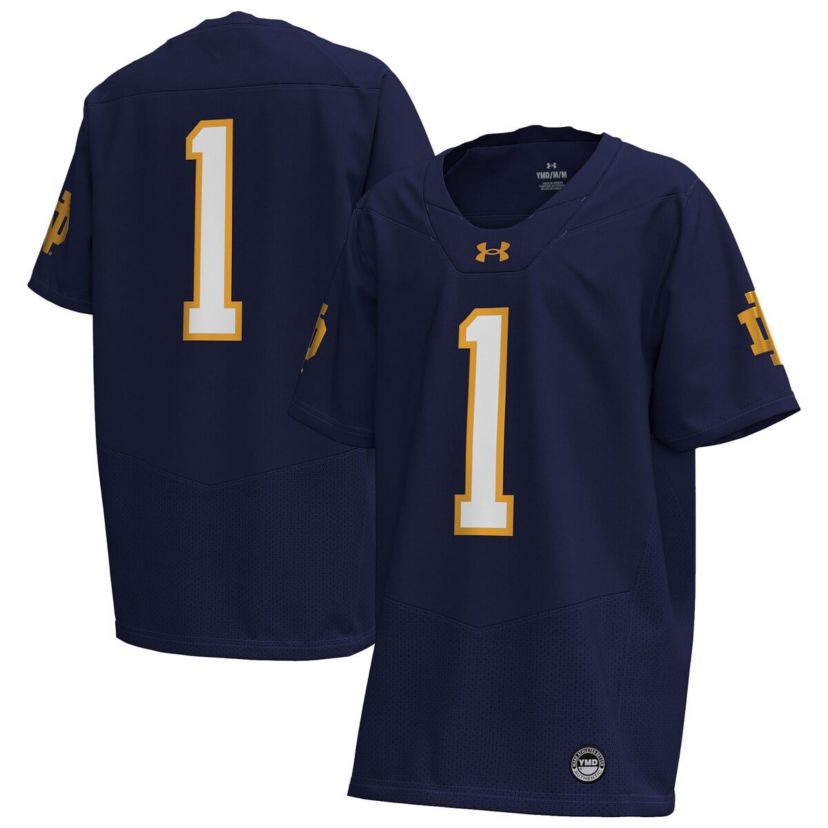 NCAA Under Armour Notre Dame Fighting Irish Replica Football Jersey