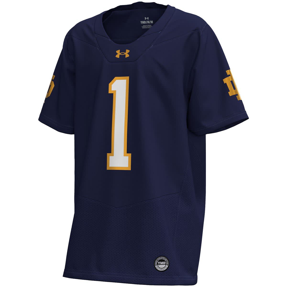 NCAA Under Armour Notre Dame Fighting Irish Replica Football Jersey