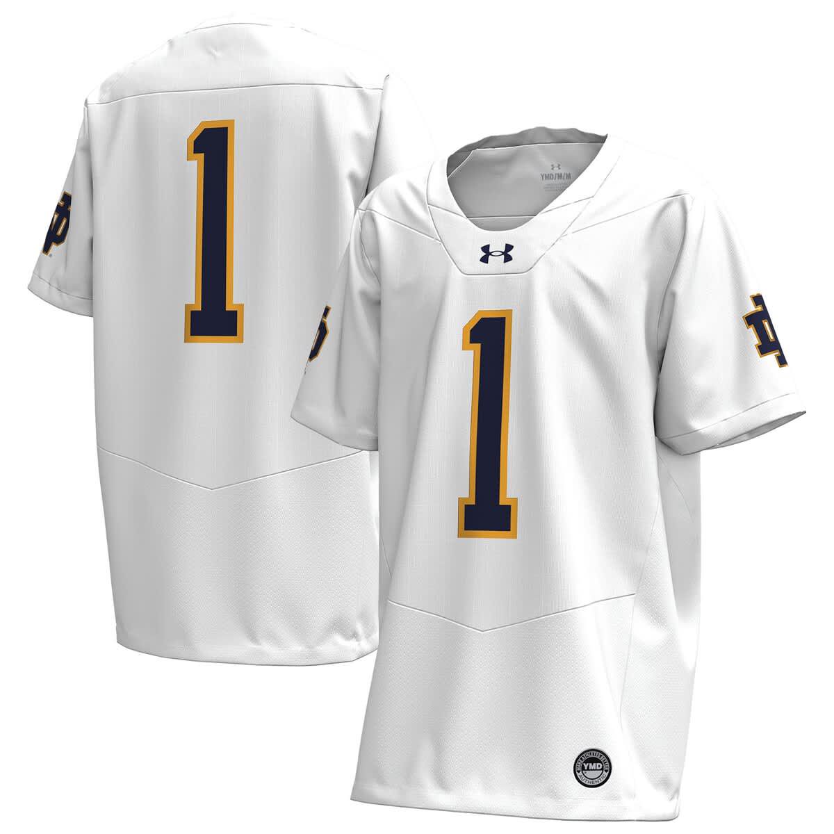 NCAA Under Armour Notre Dame Fighting Irish Replica Football Jersey