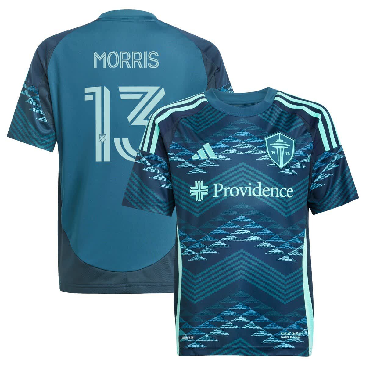 MLS Jordan Morris Seattle Sounders FC 2025 The Salish Sea Kit Replica Player Jersey