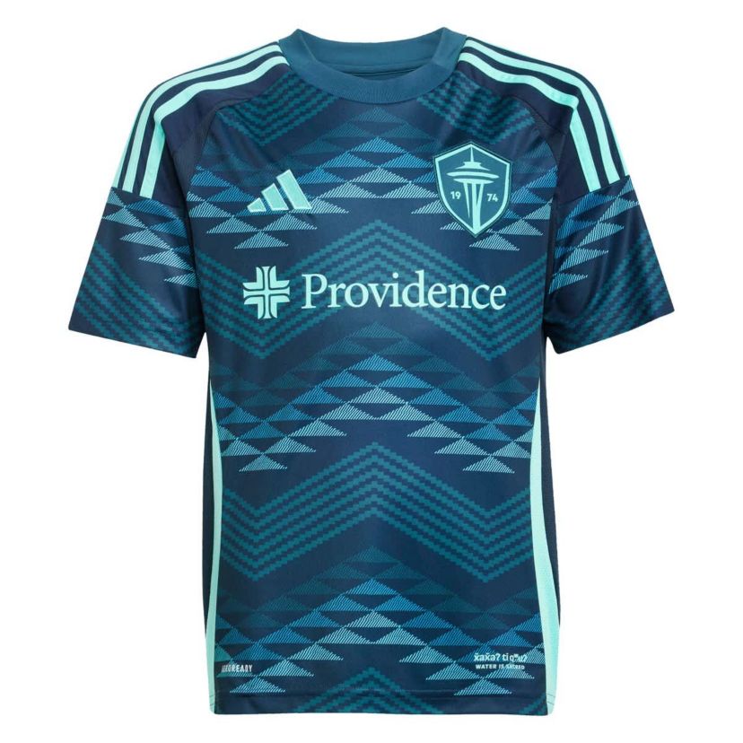 MLS Jordan Morris Seattle Sounders FC 2025 The Salish Sea Kit Replica Player Jersey