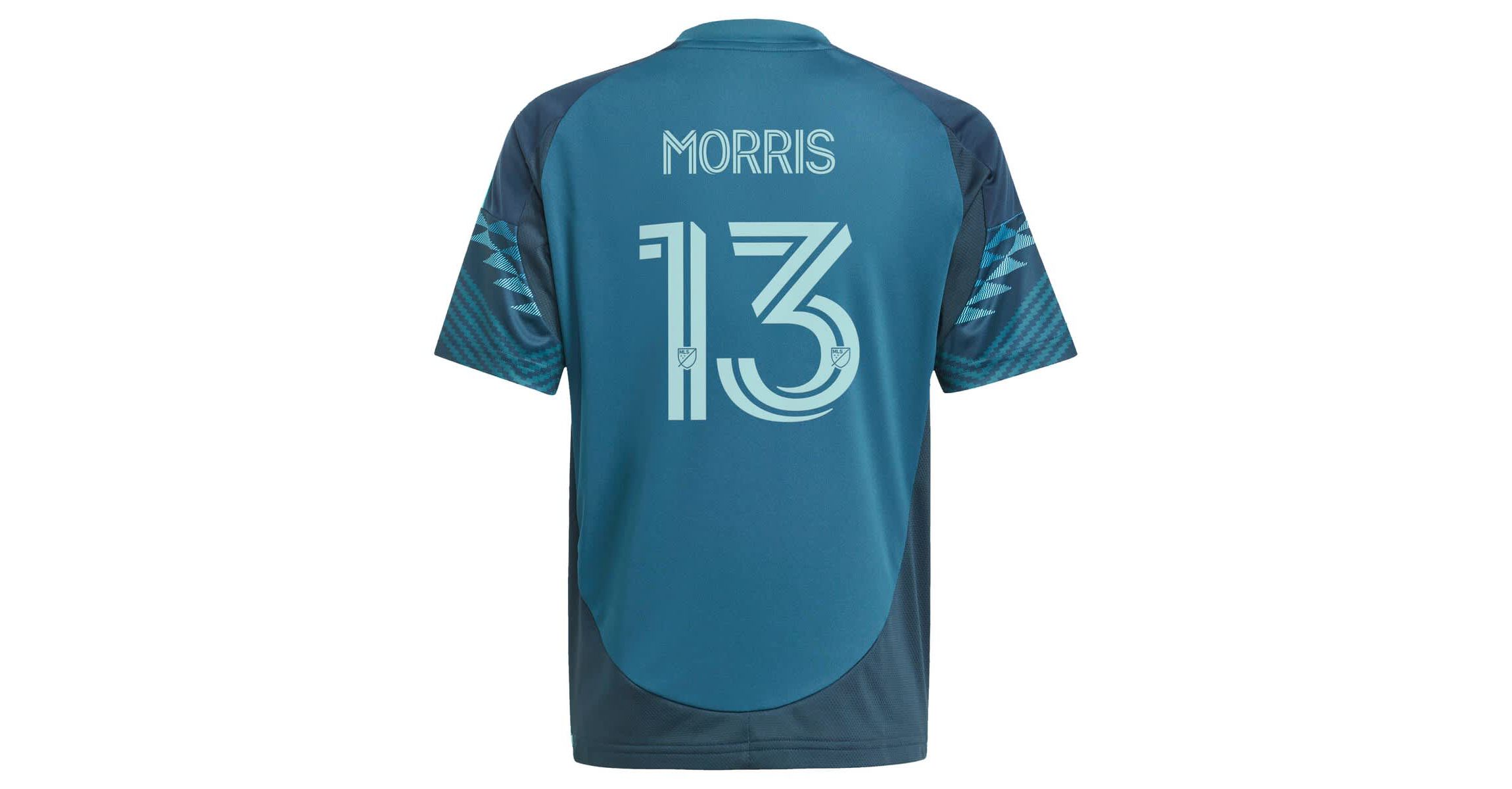 MLS Jordan Morris Seattle Sounders FC 2025 The Salish Sea Kit Replica Player Jersey