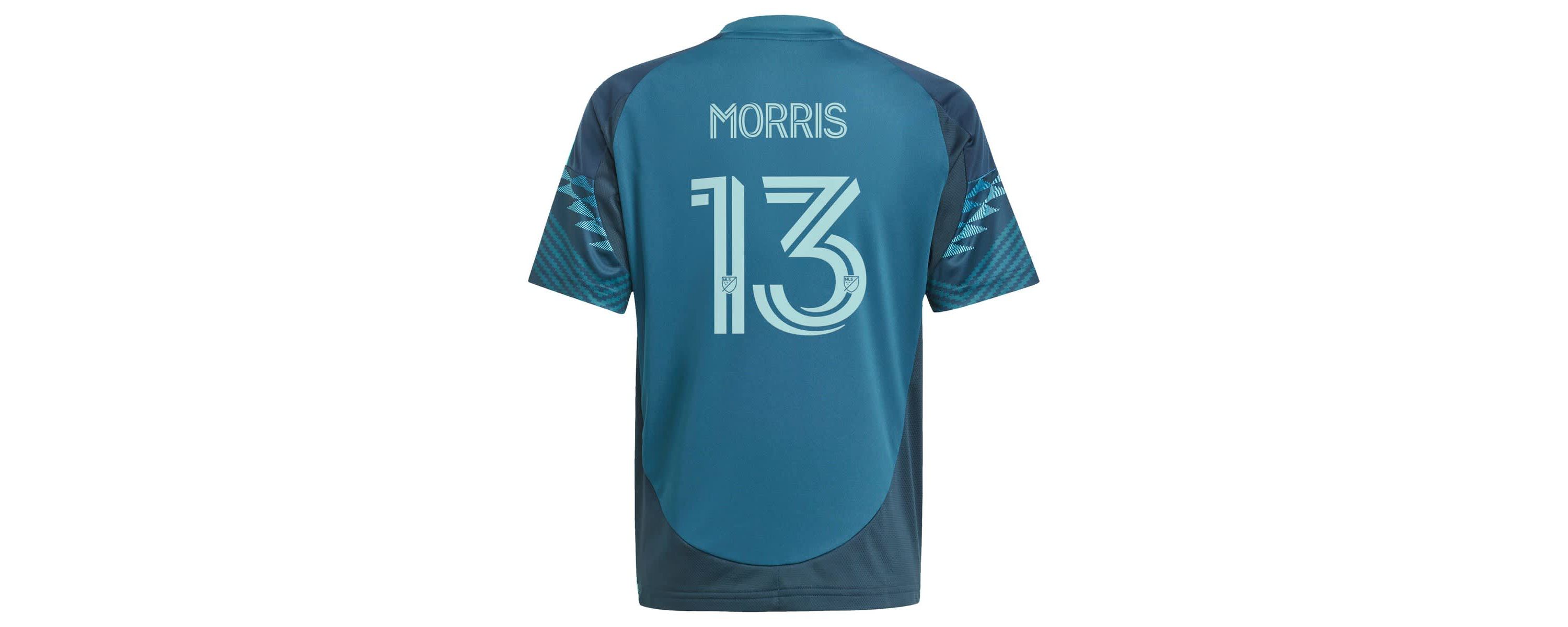 MLS Jordan Morris Seattle Sounders FC 2025 The Salish Sea Kit Replica Player Jersey