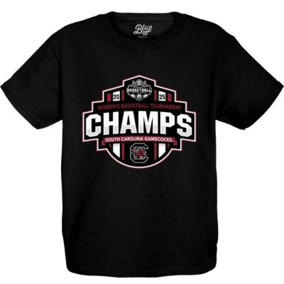 Blue 84 NCAA South Carolina Gamecocks 2025 SEC Basketball Conference Tournament s Locker Room TShirt