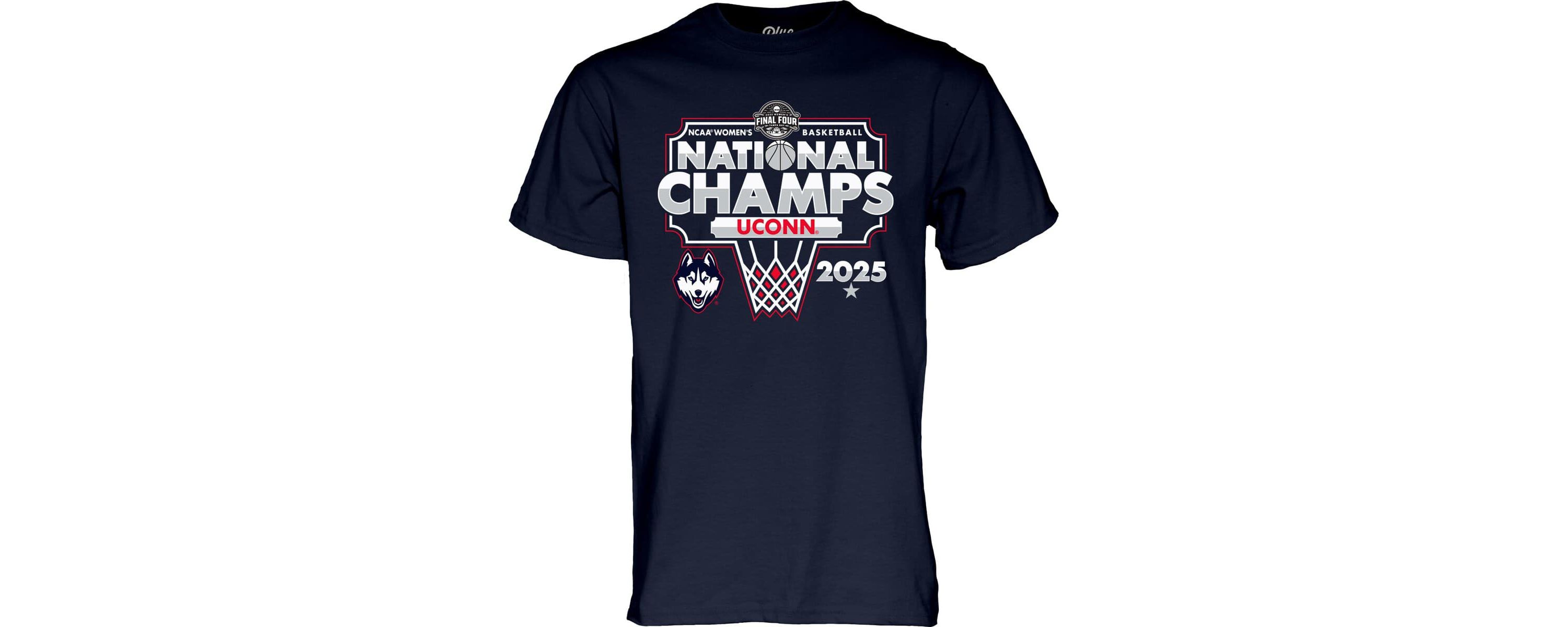 Connecticut Huskies NCAA UConn Huskies 2025 NCAA Basketball National s Bracket T-Shirt